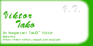 viktor tako business card